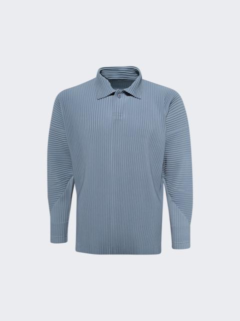 ISSEY MIYAKE Polo Shirt Slate Blue