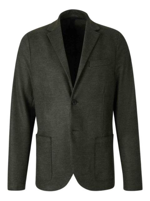 Harris Wharf London patch-pocket single-button blazer