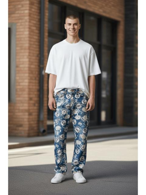 Other Designers Japanese Brand - FYE🔥C&L Motor Drive Hysteric Cow Girl All Over Print Denim