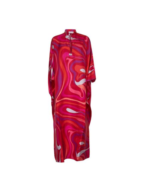 silk midi dress