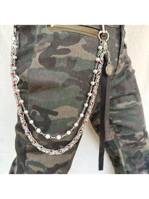 Other Designers Japanese Brand - 2 Layer Natural Echo Pearled Wallet Chain