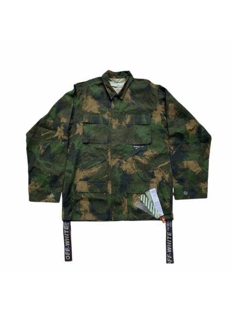 AW19 Paint Brush Camo Field Jacket