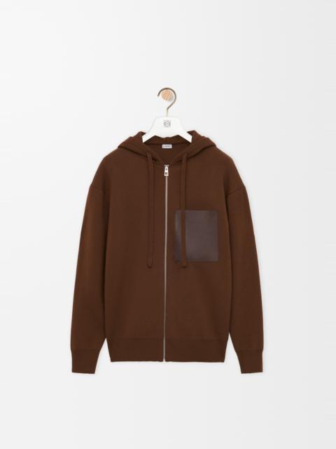 Loewe Zip-up hoodie in wool