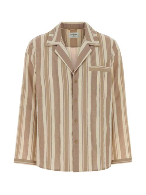 SAINT LAURENT Saint Laurent Women Embroidered Cotton Shirt