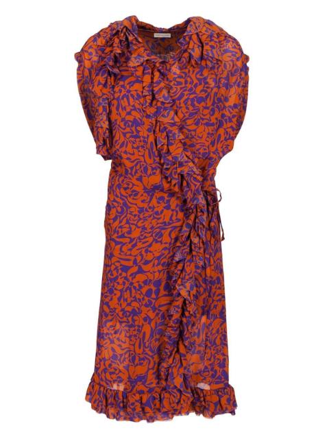 Dries Van Noten Dries Van Noten Women Printed Dress With Ruffles