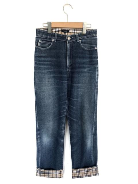 Other Designers Vintage Burberry Nova Check Jeans