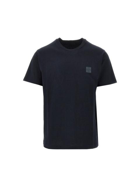 Stone Island Stone Island Logo Patch Organic Cotton T-shirt Blue