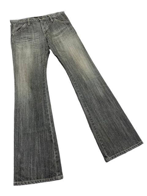 Other Designers 🔥90’s MORGAN HOMME Mud Wash Black Slim Flare LGB Style