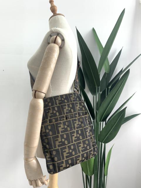 Authentic FENDI Zucca crossbody canvas bag