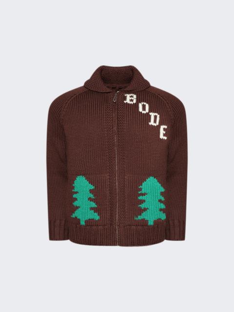 BODE Fir Cardigan Brown
