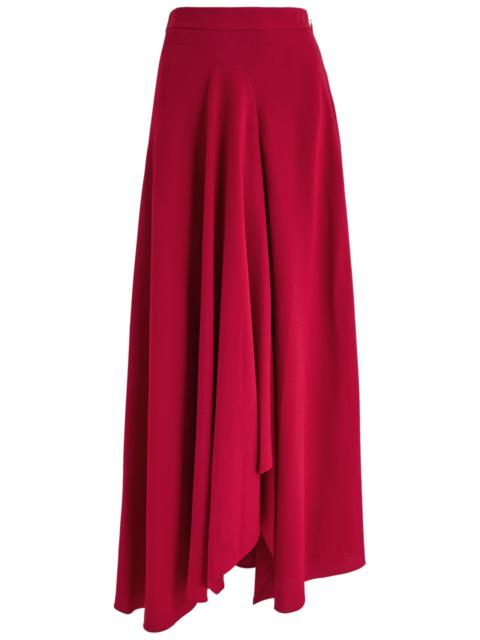 Roksanda Roksanda Asha Draped Crepe Maxi Skirt