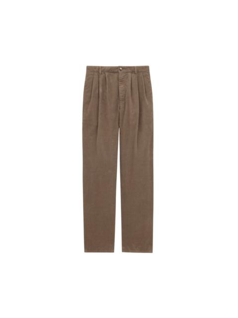 SAINT LAURENT SAINT LAURENT $1050 Marron Cotton Baggy Pants New & Authenti