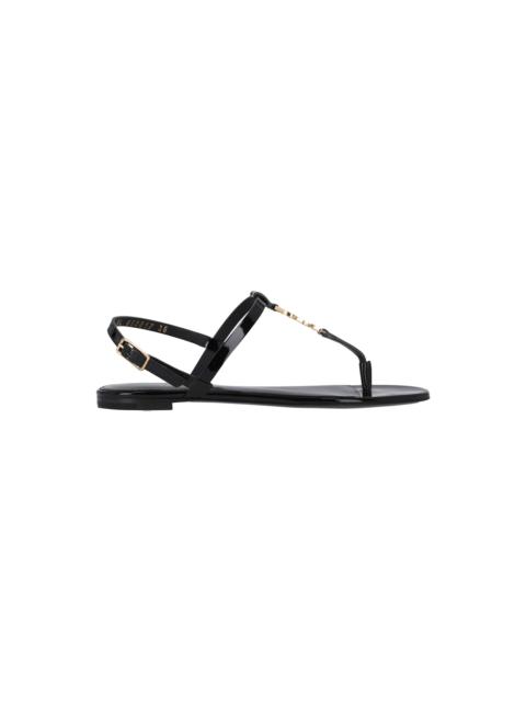 SAINT LAURENT 'cassandra' Flat Sandals