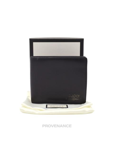 GUCCI Gucci Vintage Logo Bifold Wallet - Black Leather