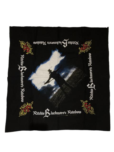 Other Designers Rock Band - Deadstock 90’s Ritchie Blackmore’s Rainbow Handkerchief