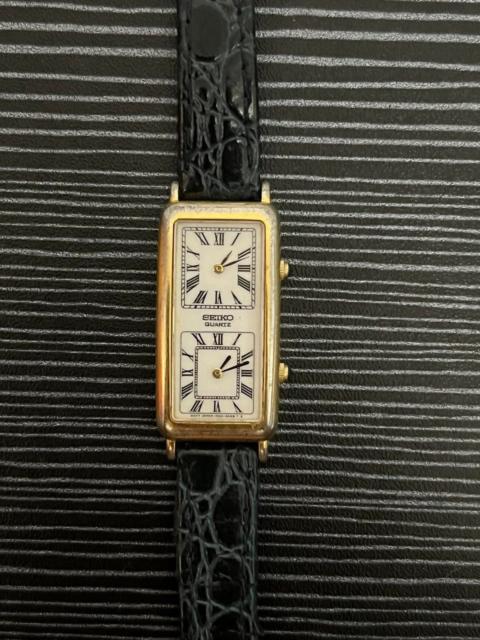 Other Designers Vintage 90s Seiko Dual Time Roman Dial