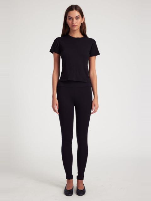 SPRWMN BLACK CASANOVA ANKLE LEGGINGS