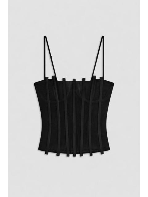 miaou LILA CORSET - BLACK