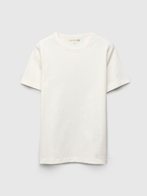 Merz b. Schwanen 215 "Good Originals" Heavyweight 7.2oz Loopwheel T-Shirt in White