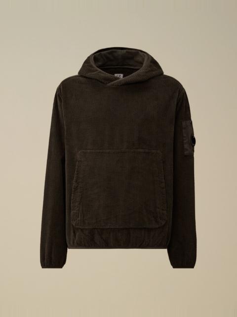 C.P. Company Corduroy 350 Lens Hooded Sweatshirt