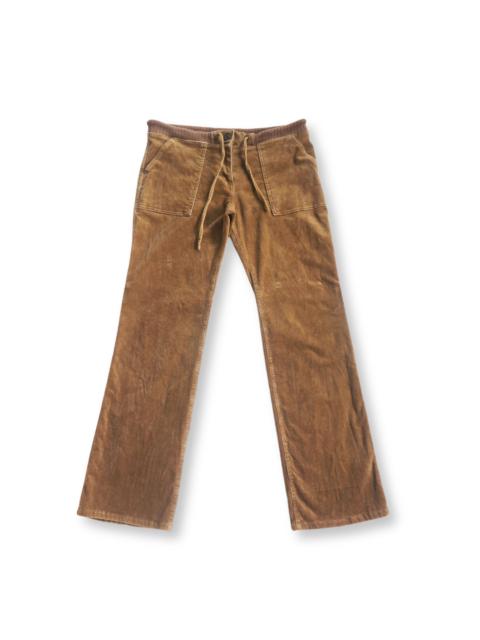 Japanese Brand - Brown Drawstring Corduroy