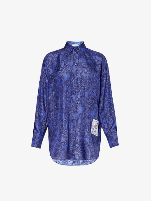 Zimmermann Ottie paisley-print silk shirt