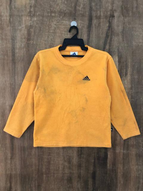 adidas Vtg Orange adidas fleece sweatshirt