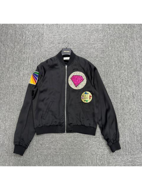 saint laurent SLP glitter diamond jacket