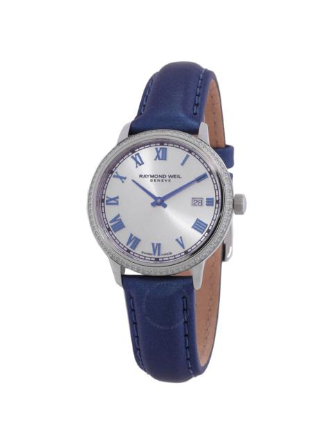 Raymond Weil - Raymond Weil Toccata Quartz Diamond Silver Dial Ladies Watch 5985-SCS-00653