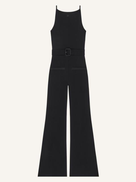 courrèges BELTED KNIT OVERALL