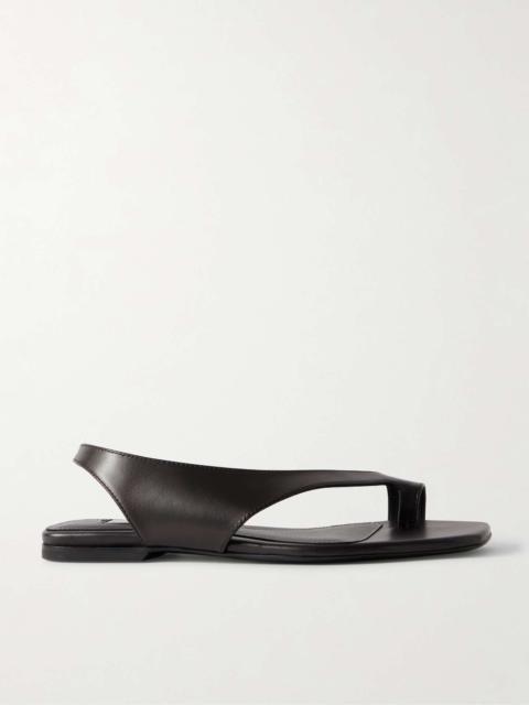 Leather sandals Brown