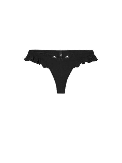 Cou Cou The Butterfly Thong Black