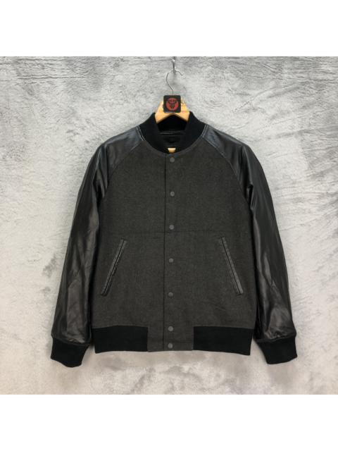 Other Designers Uniqlo - Uniqlo Wool Varsity Jacket #6224-54