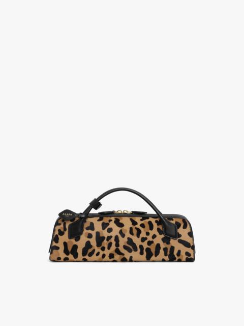 Alaïa LE TECKEL CLUTCH IN LEOPARD HAIRCALF