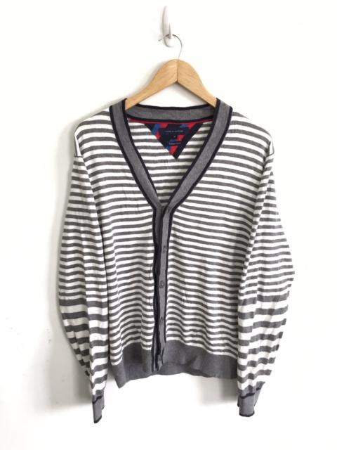Other Designers Tommy Hilfiger - TOMMY HILFIGER Size M Armpit 22"Stripes Cardigan Sweater