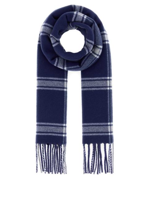 GUCCI Gucci Men Embroidered Wool Scarf