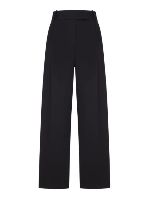 GIORGIO ARMANI Giorgio Armani Women High-Waisted Palazzo Trousers In Fabric