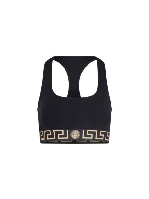 VERSACE BRALETTE "GRECA" PRINT
