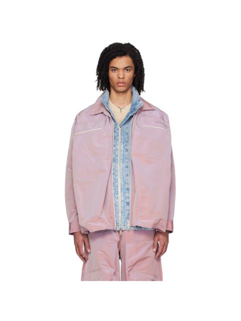 Y/Project Purple Gathered Shirt