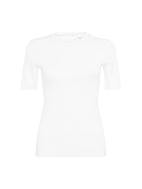 RACHEL GILBERT Alyx Crepe Top white