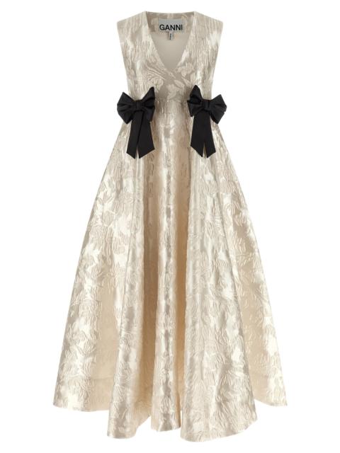GANNI Ganni Women 'Cloque V-Neck' Dress