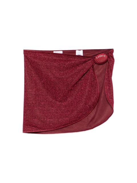 Lumière wrap skirt