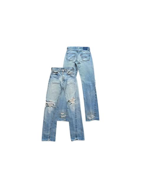 Levi's Vintage 80s Levis 501 Selvedge Distressed Denim Jeans 29x35