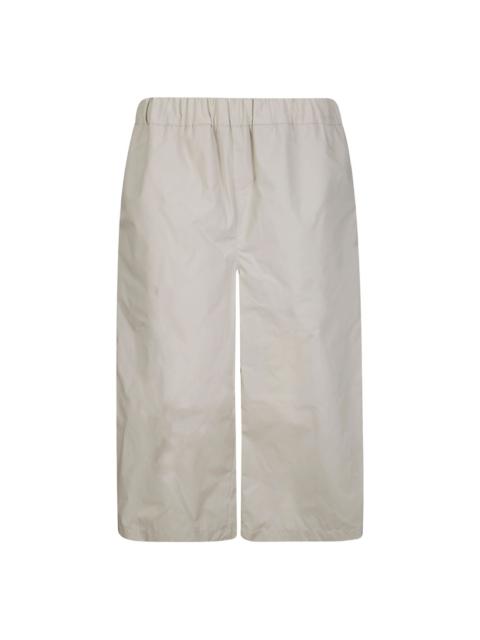 waxed poplin shorts