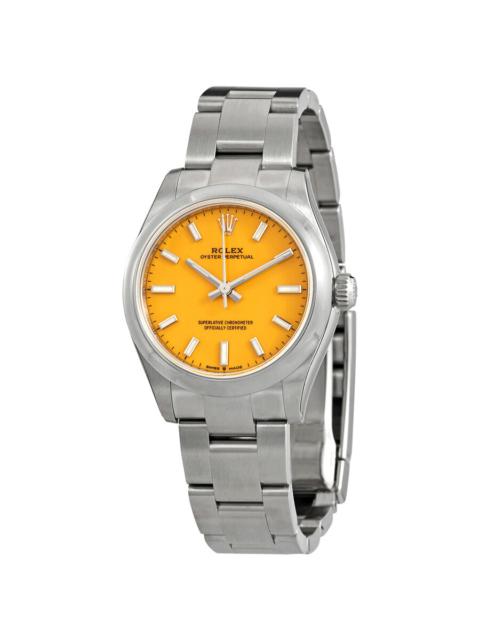 ROLEX Rolex Oyster Perpetual 31 Automatic Chronometer Yellow Dial Ladies Watch 277200YLSO