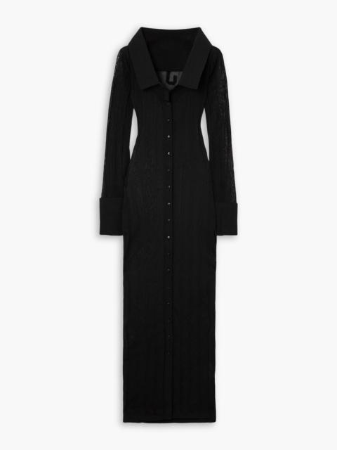 JACQUEMUS Manta ribbed-knit maxi dress