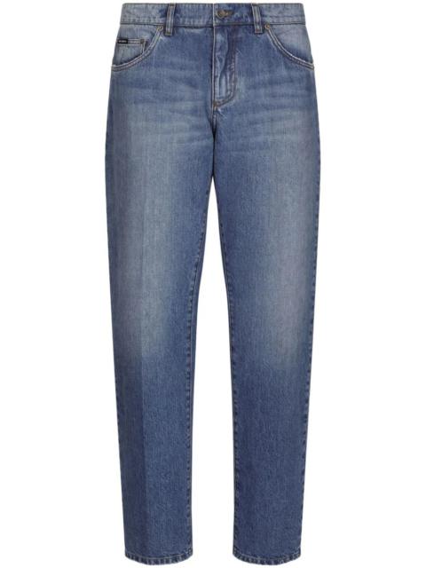 Dolce & Gabbana Straight Mid-Rise Jeans