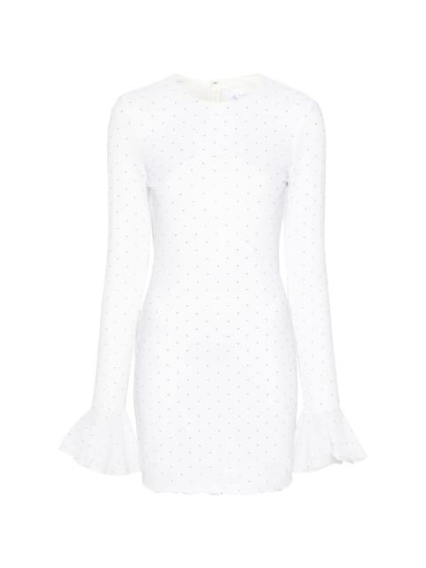 crystal-embellished mini dress