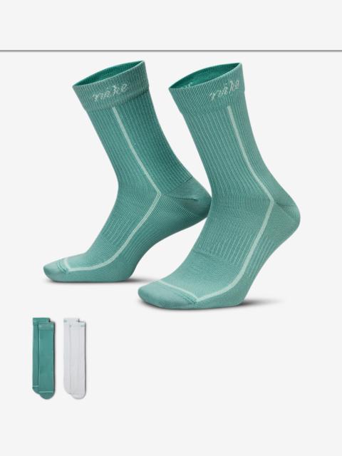 Nike Nike Everyday Plus Women's Lightweight Crew Socks (2-Pair)