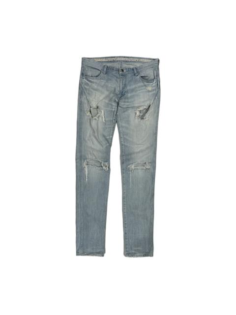 NUMBER (N)INE Number Nine Distressed Denim Slimfit